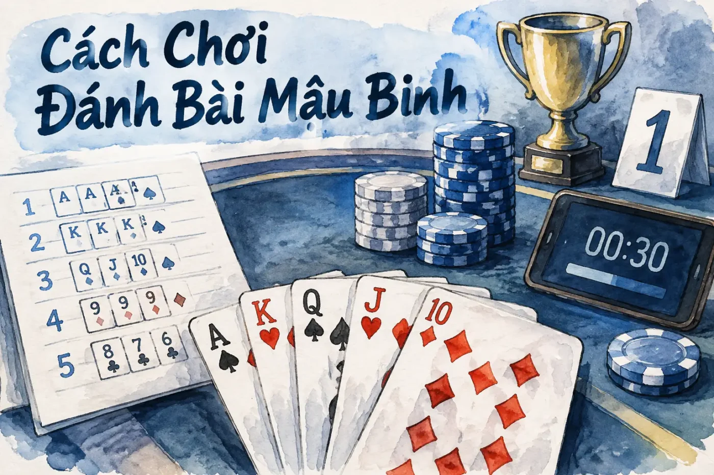 Đánh bài Mậu Binh, hay còn gọi là Binh Xập Xám - Cách Chơi Đánh Bài Mậu Binh