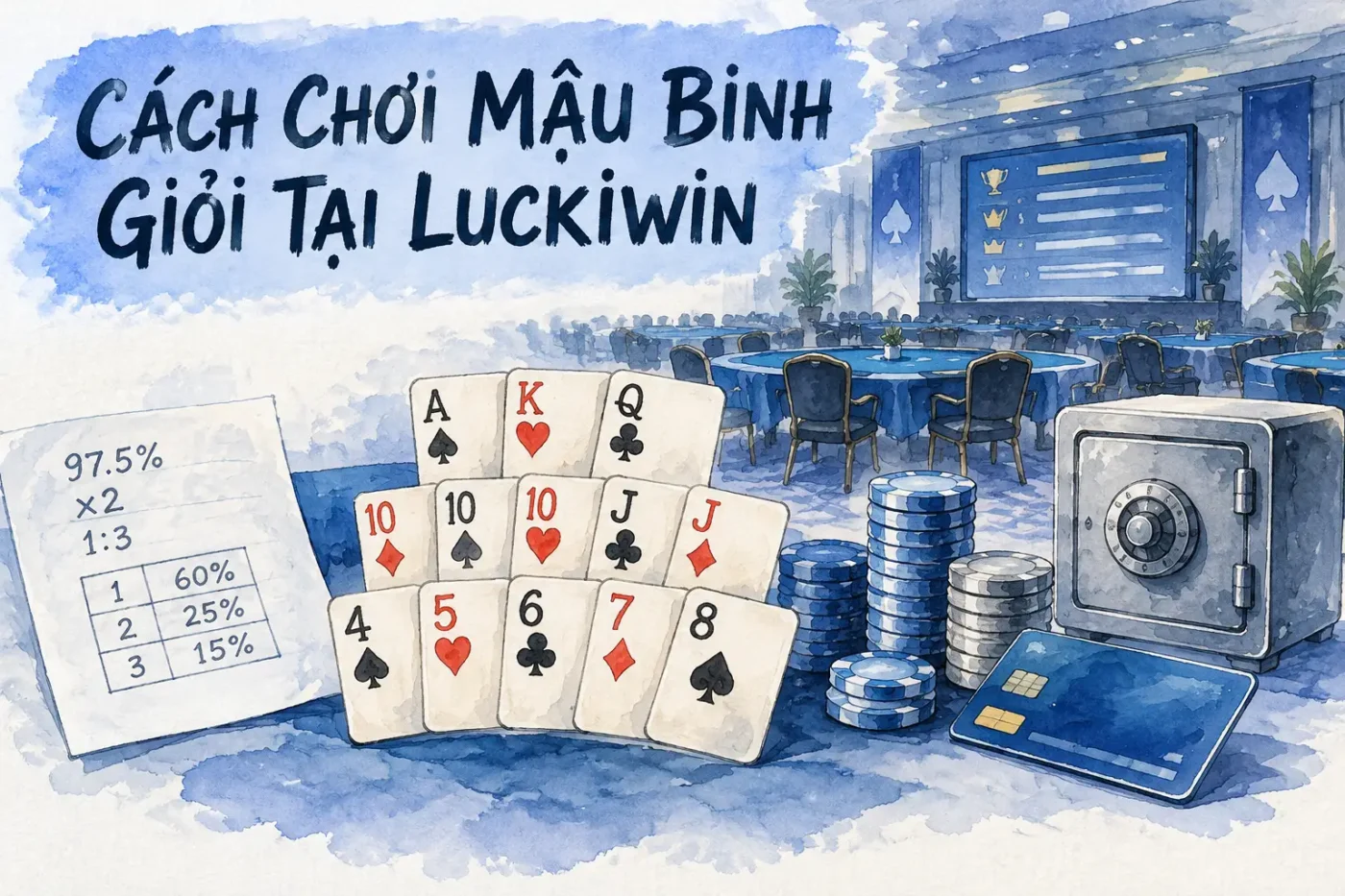 chơi Mậu Binh hiệu quả, điều đầu tiên là bạn cần phải hiểu rõ luật chơi - Cách Chơi Mậu Binh Giỏi Tại Luckiwin