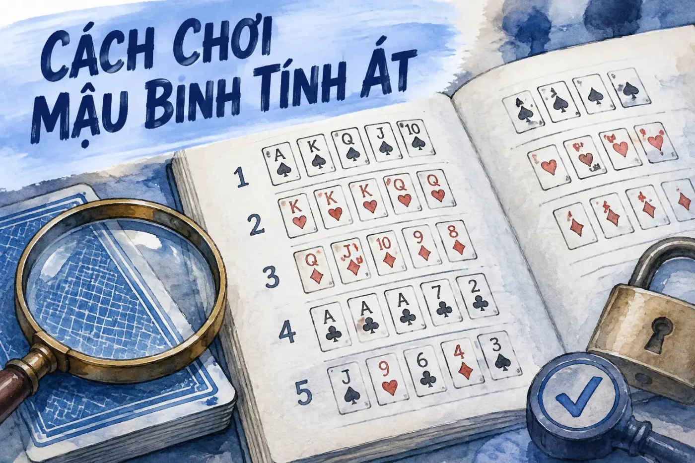 Cách chơi Mậu Binh tính át