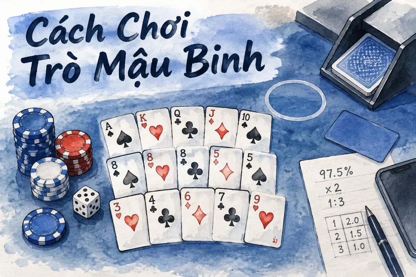 Trước khi tìm hiểu sâu hơn vào chiến thuật chơi Mậu Binh - Cách Chơi Trò Mậu Binh