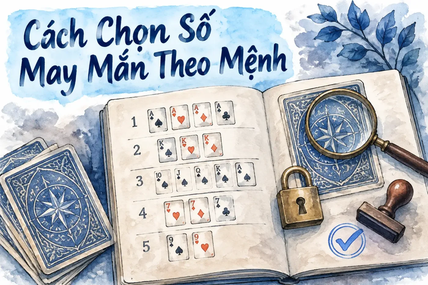 Cách chọn số may mắn theo mệnh khi chơi tiến lên miền nam?