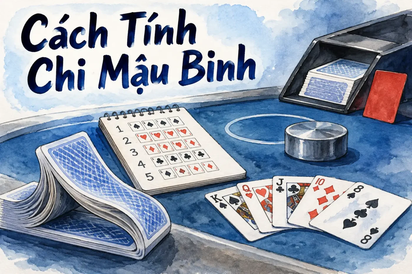 Mậu Binh là một trò chơi bài được chơi với tối đa 4 người - Cách Tính Chi Mậu Binh