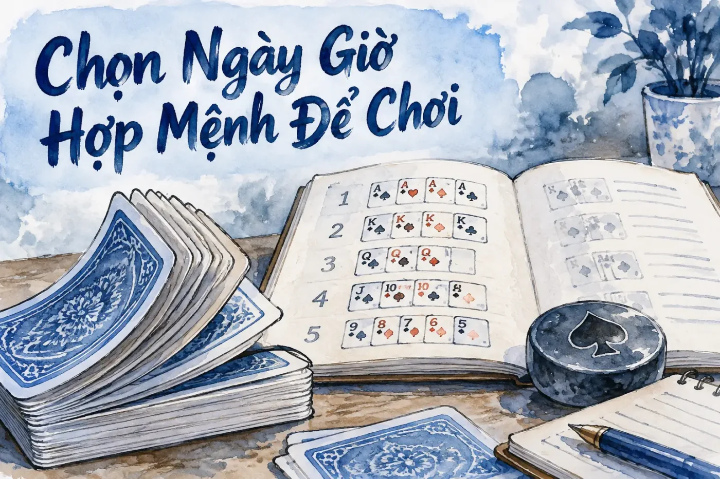Chọn ngày giờ hợp mệnh để chơi tiến lên miền nam dễ thắng?