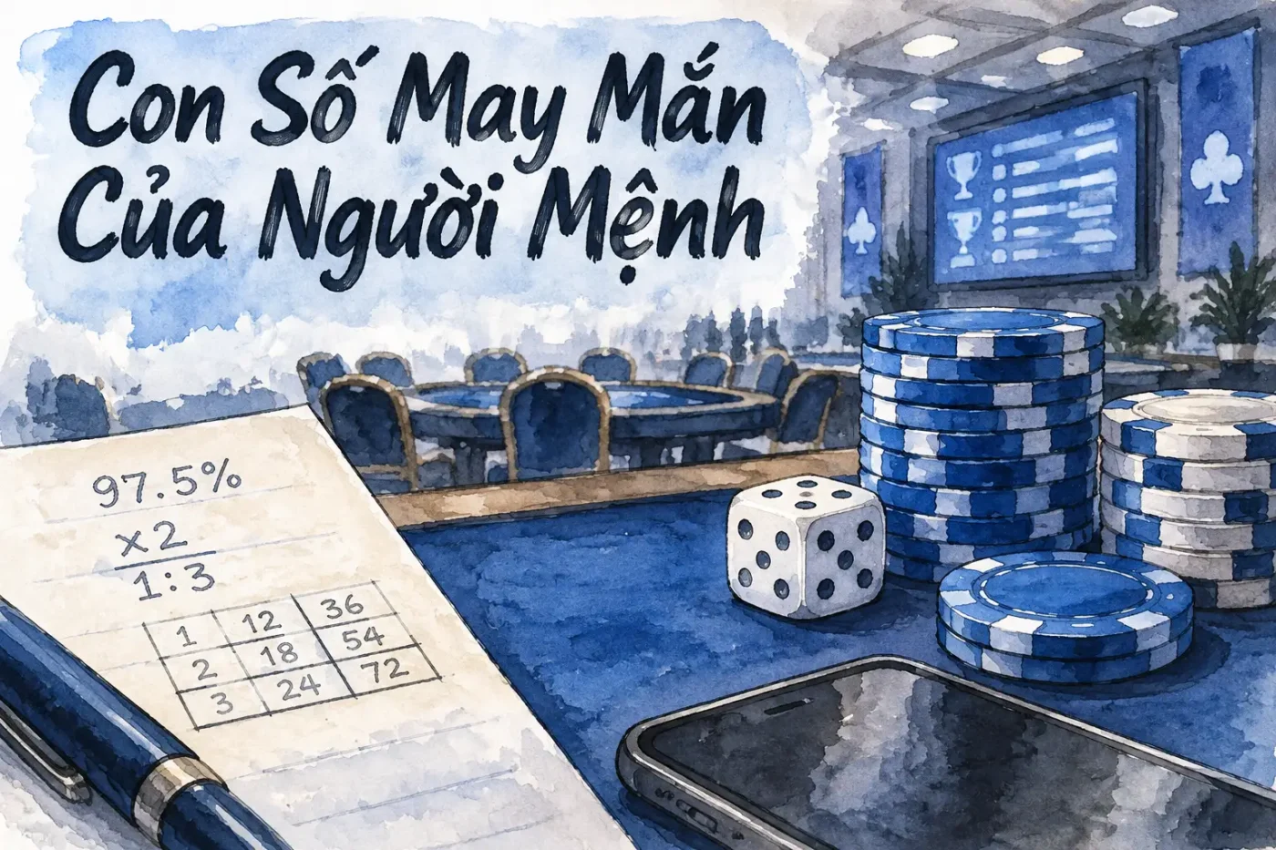 Con số may mắn của người mệnh Thổ khi chơi mậu binh