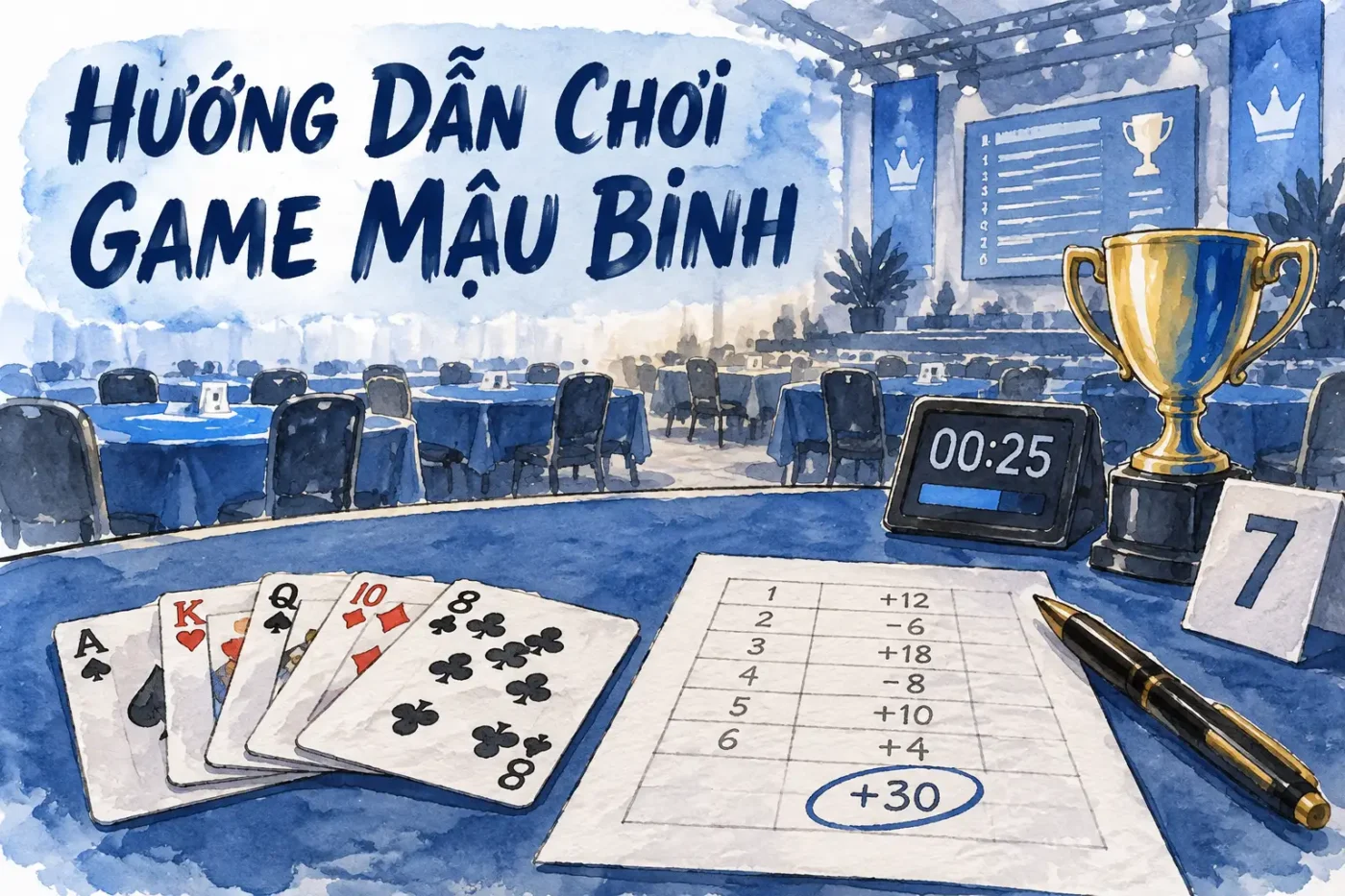 Mậu Binh là một trò chơi bài sử dụng bộ bài Tây 52 lá - Hướng Dẫn Chơi Game Mậu Binh