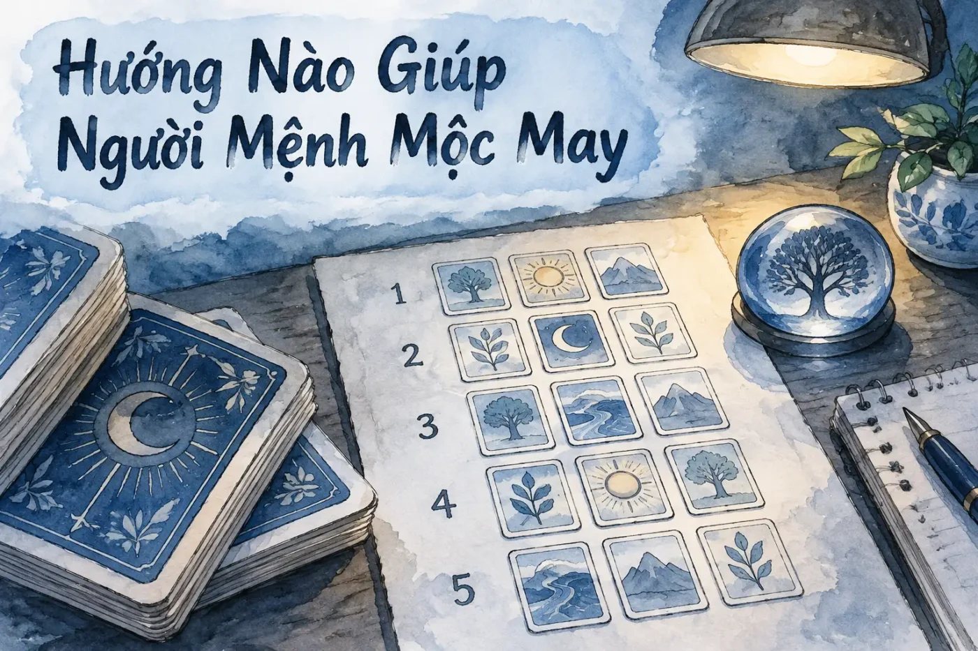 Hướng nào giúp người mệnh Mộc may mắn khi chơi phỏm