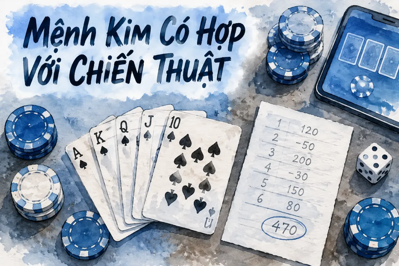 Mệnh Kim có hợp với chiến thuật cược đều khi chơi phỏm không?
