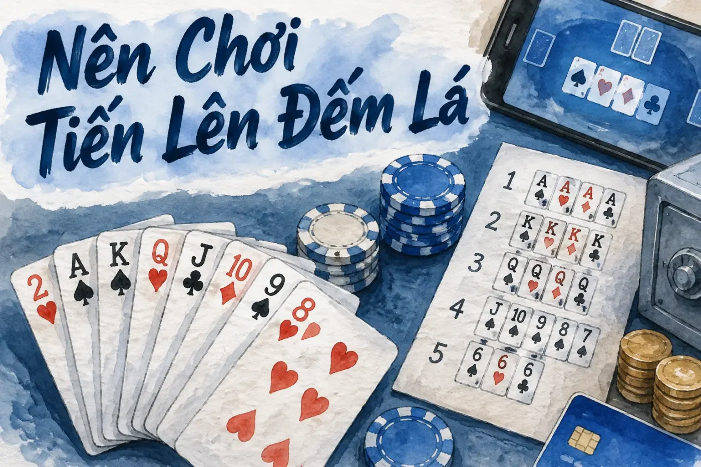 Nên chơi tiến lên đếm lá ở những vị trí nào trong nhà để thu hút tài lộc