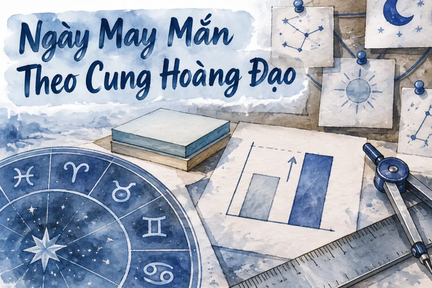 Ngày may mắn theo cung hoàng đạo để chơi ba cây?