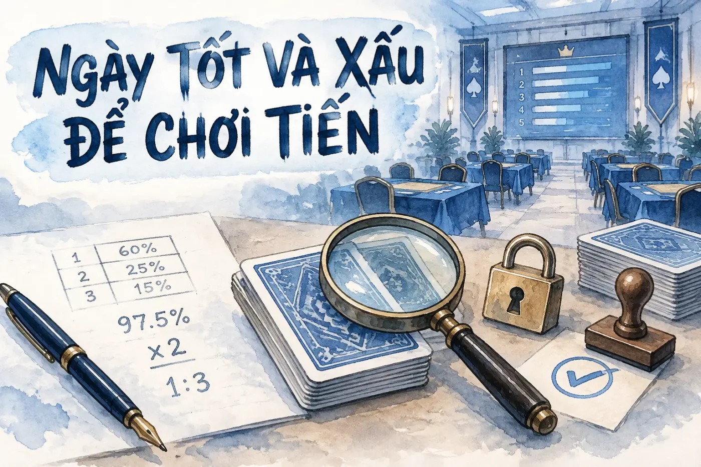 Ngày tốt và xấu để chơi tiến lên đếm lá trong năm 2025