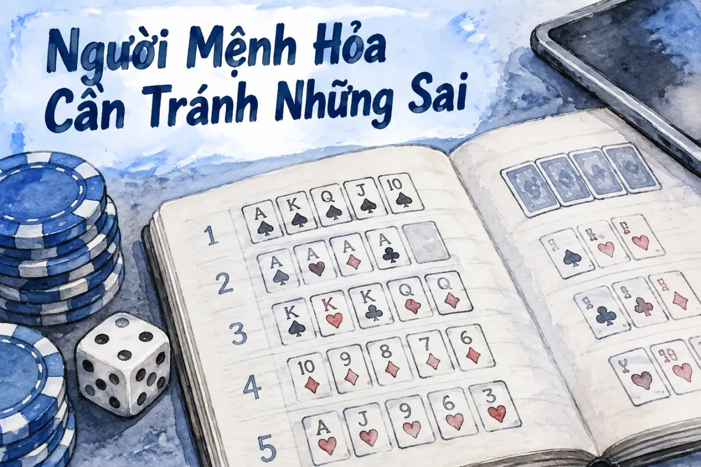 Người mệnh Hỏa cần tránh những sai lầm nào khi chơi mậu binh?