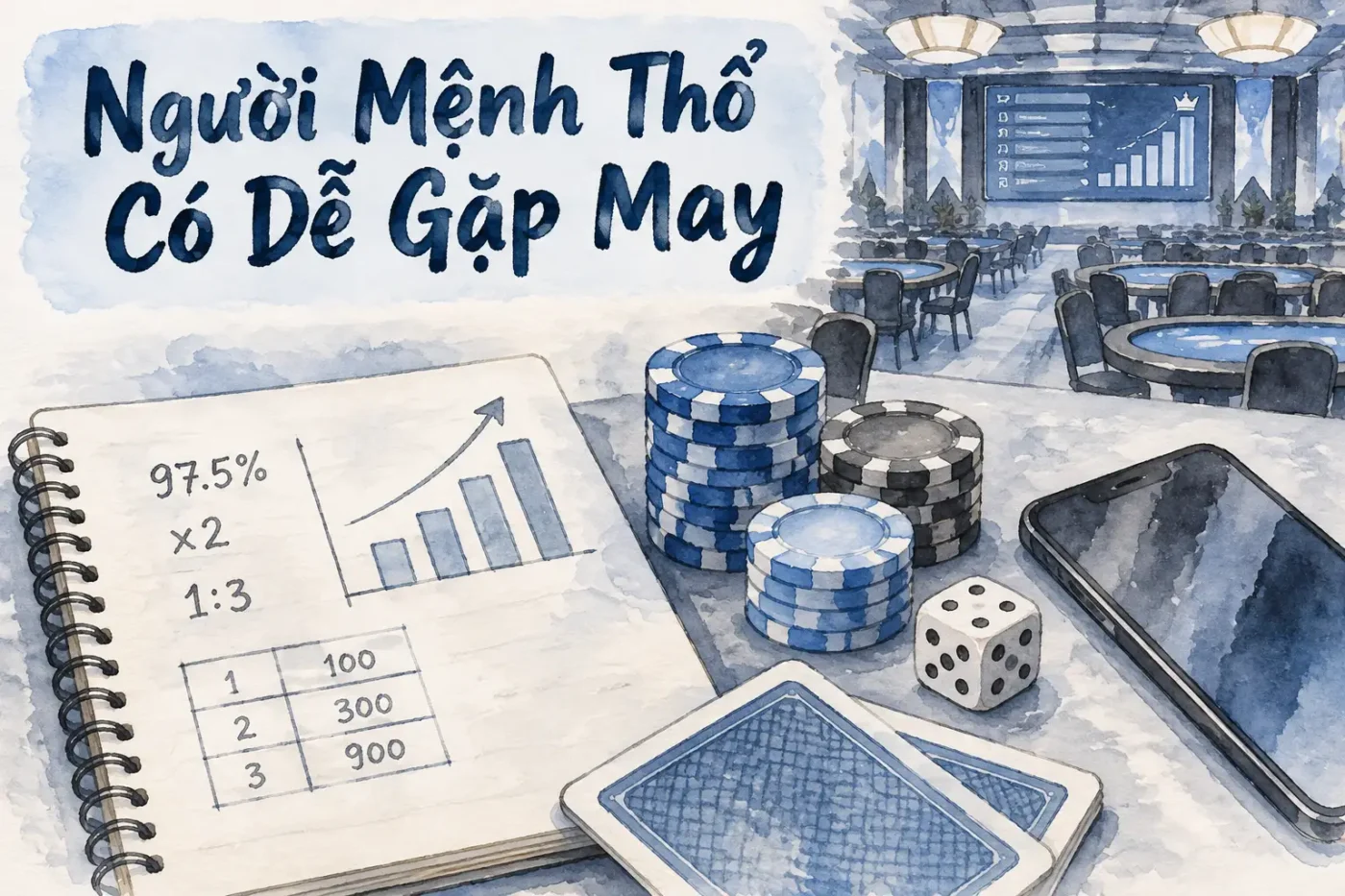 Người mệnh Thổ có dễ gặp may khi chơi mậu binh không