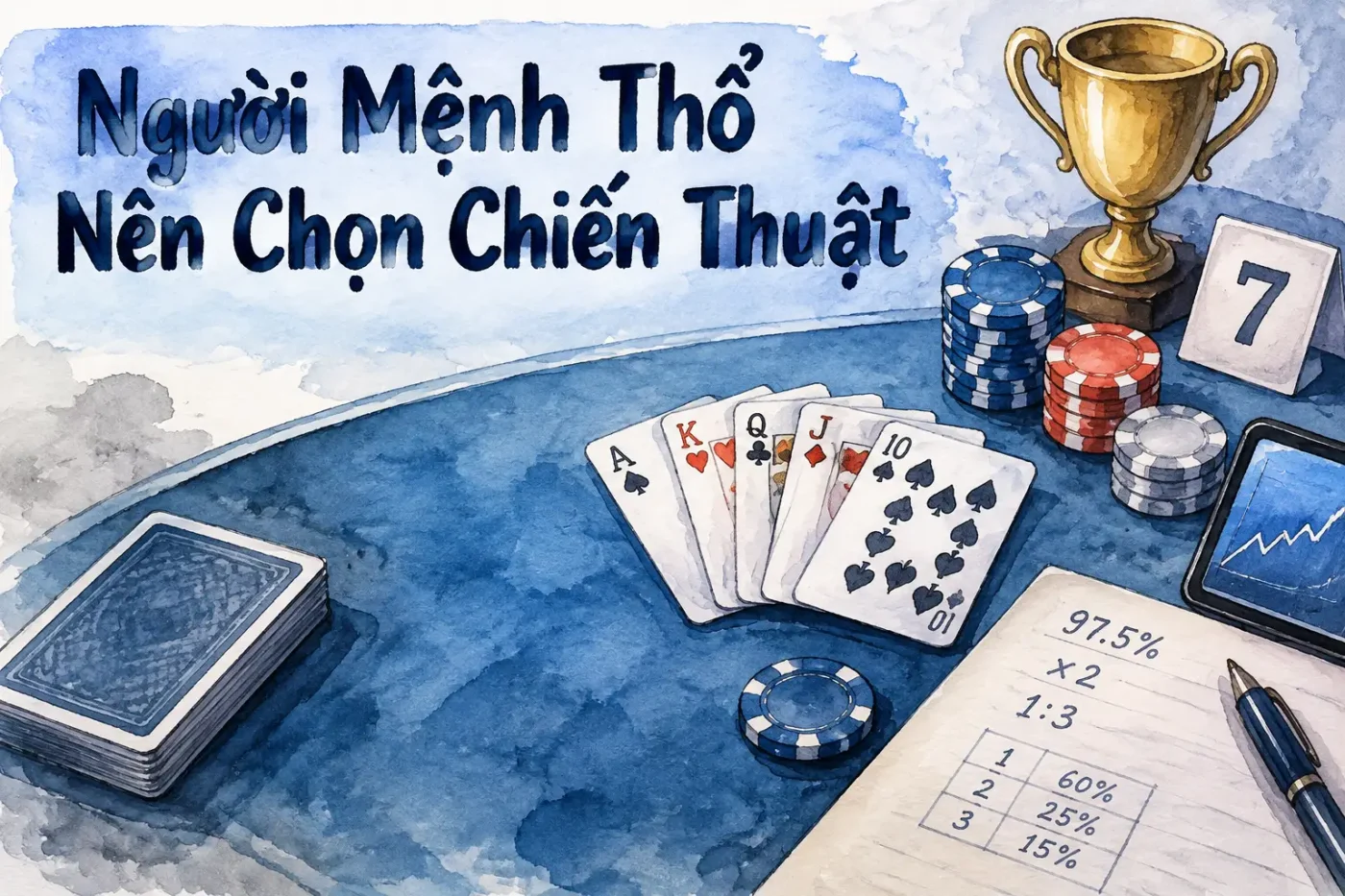 Người mệnh Thổ nên chọn chiến thuật nào khi chơi mậu binh?