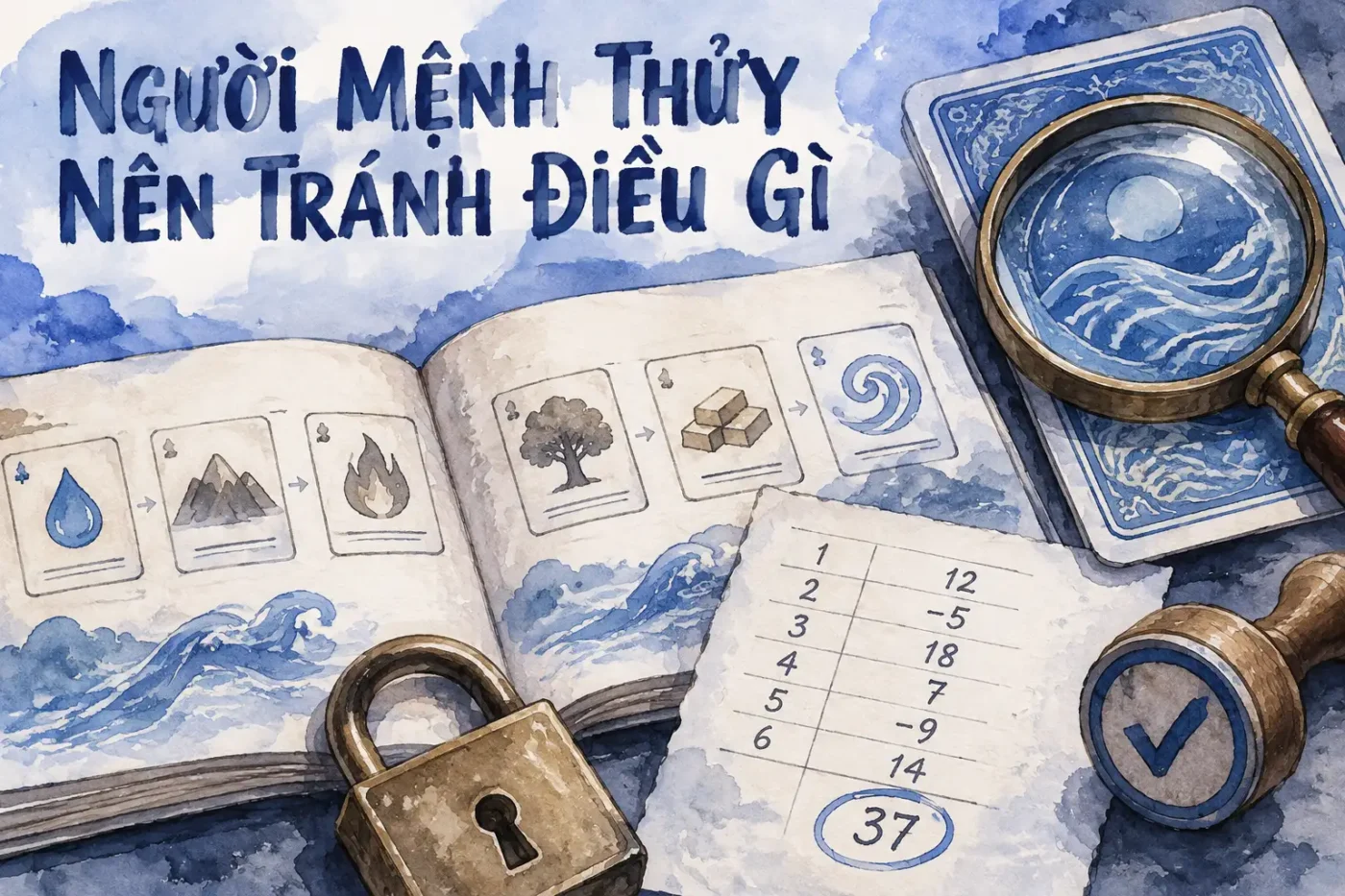 Người mệnh Thủy nên tránh điều gì khi chơi tiến lên miền nam?