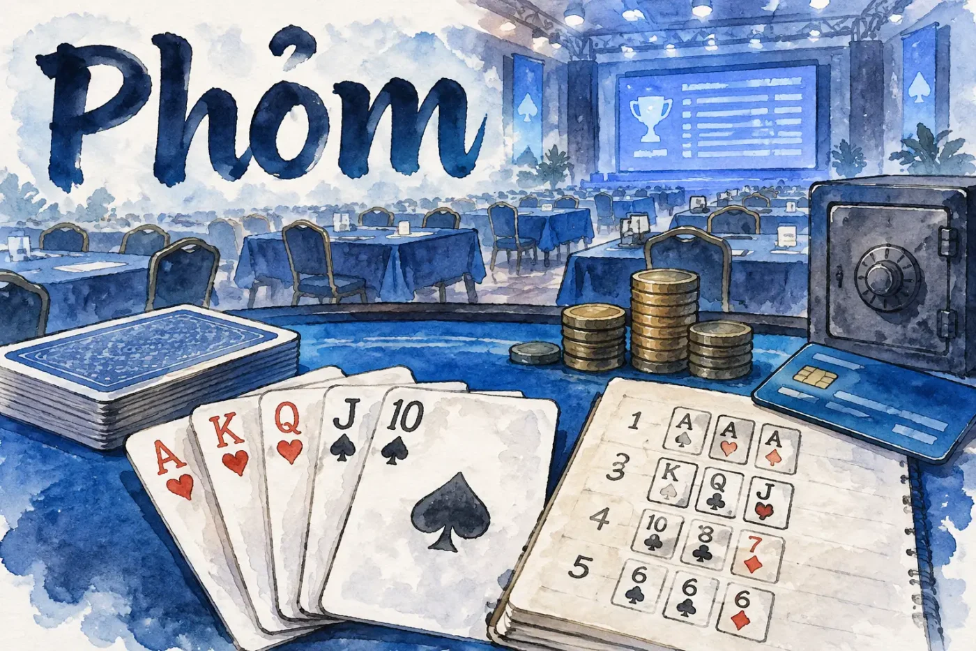 Phỏm, hay còn được gọi là “Tá Lả” trong một số địa phương